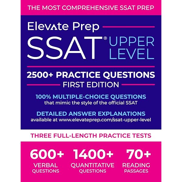 SSAT Upper Level対策本 2023-24 模試付 SSAT Upper Level Prep Book 2023-2024: SSAT Practice Test Questions